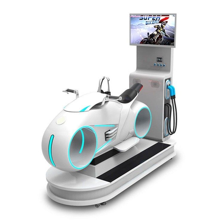 Customized Game Content Motorcycle VR Simulator 1.1*1.6*1.5m For Shopping Mall